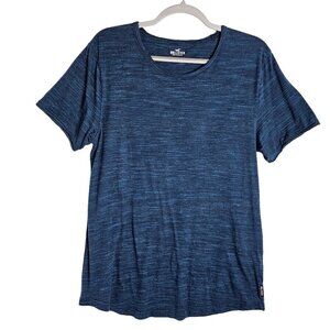 Men's HOLLISTER CA T-Shirt HEATHERED BLUE size M Casual Comfortable Short Sleeve